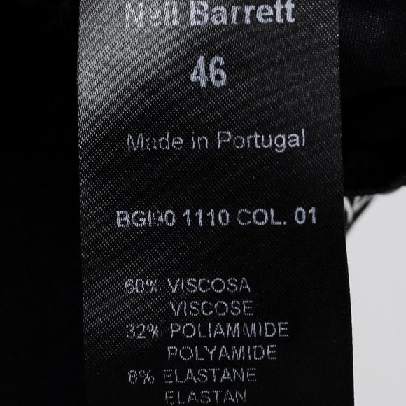 Neil Barrett Black Double Breasted Blazer - Picture 9 of 10